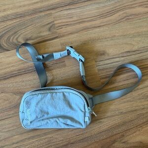 Lululemon Light Gray Belt Bag